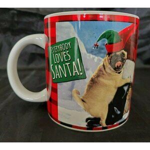 Anthropomorphic Santa Dog 20 oz Large Coffee Mug Dan Dee International Ceramic